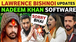 LAWRENCE BISHNOI VS SALMAN KHAN BISHNOI COMMUNITY DEMANDS JUSTICE NADEEM KHAN LATEST VIRAL VIDEO [upl. by Eudoxia]