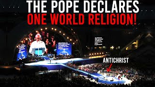 Pope Francis Declares One World Religion and OPENLY DENIES JESUS CHRIST [upl. by Nnauol]