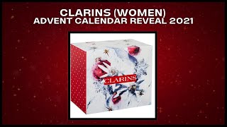 CLARINS WOMENS ADVENT CALENDAR REVEAL 2021 [upl. by Nhepets]