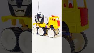 Heavy Truck Powered by DC Motor  How To Make a truck with DC motor  Making Remote Truck DC Motor [upl. by Dragde503]