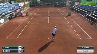 ATP CH Sibiu 18 R1  Dragos Dima vs Dennis Novak [upl. by Frost]