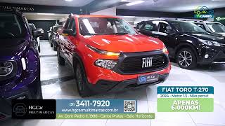 HGCAR MULTIMARCAS  FIAT TORO T270 2024 [upl. by Borchers]