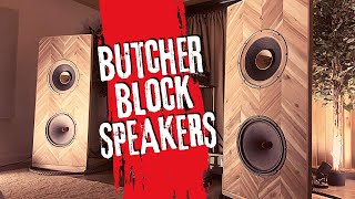 🛠️DIY Open Baffle Speakers Part 3 Butcher blocks [upl. by Fanchet428]