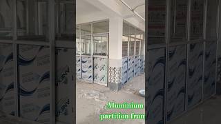 Aluminium partition fittingaluminiumdoordesign shortsvideo trending aluminiumformwork [upl. by Llewoh470]