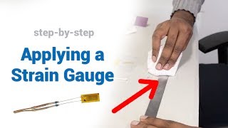 How to Apply a Strain Gauge  Tutorial Stainless Steel Flat [upl. by Hailat703]