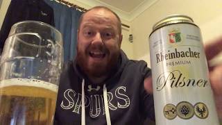 Beer Review 99 Aldi  Rheinbacher  Pilsner [upl. by Lila]