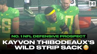 Oregon Star Kayvon Thibodeaux Shows Why Hes A Top Projected NFL Pick 👀 [upl. by Jaqitsch]