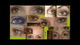 Brown Color Contact Lenses with Smokey Eyes [upl. by Thaddeus718]