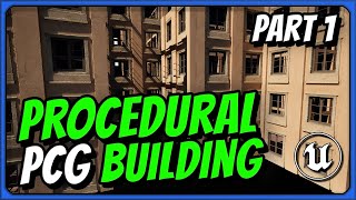 Procedural Building Using PCG and New 53 Blueprint Nodes  Part 1  Unreal Engine 53 [upl. by Jeannette]