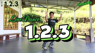 123 Line Dance  Choreo Caecilia M Fatruan  High Beginner  Musik Cliona Hagan 123  Demo Rita [upl. by Geithner]