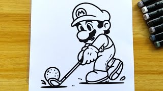 Coloring Super Mario Bros  coloring page supermariobros supermario [upl. by Eniamrehc]