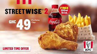 New Deal Streetwise 2  Free Drink  KFC Ghana [upl. by Tiphane]