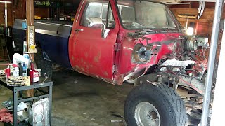 K10 square body project8 doing some engine work [upl. by Mezoff]