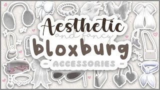 25 AESTHETIC ACCESSORY CODES FOR BLOXBURG PT5 [upl. by Pelson]