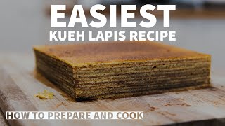 How to make Kueh Lapis  Lapis Legit  Bake [upl. by Casimir]