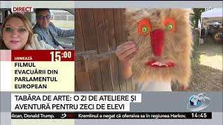 Tabăra de vară O zi de ateliere şi aventură pentru zeci de elev [upl. by Nivled]