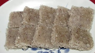 Coconut barfiNariyal barfi recipe Without Khoya Without milkDry coconut barfi recipe in hindi [upl. by Aisile]