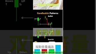 Candlesticks Pattern in Trading技术分析 stockmarkettrends 双阳倍量 trading crypto trending bearmarket [upl. by Hackathorn]