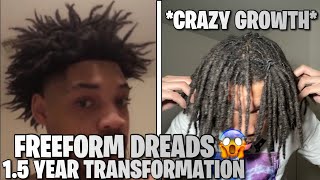 My FreeForm Dreads Journey  15 Year Transformation Crazy Growth [upl. by Orling]