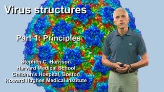 Stephen Harrison Harvard Part 1 Virus structures General principles [upl. by Ellehcyar]