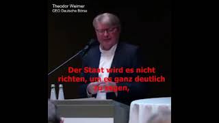 Theodor Weimer Sisch over Deutschland weiter auf dem Habeckschen IrrWeg in den Süden [upl. by Inglebert]