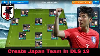 Create Japan International Team In DLS 19 [upl. by Gothard222]