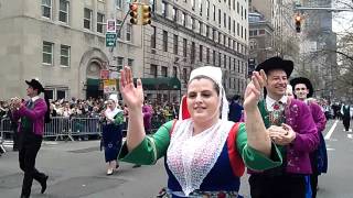 StPatricks Day ParadeNYC2012Bagad PlougastellNYCParadelife [upl. by Vander]