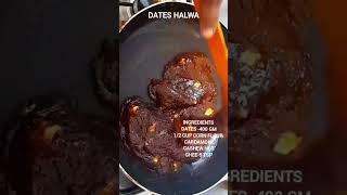 Healthy Kajur halwa shorts No add suger  dates halwa [upl. by Dniren916]