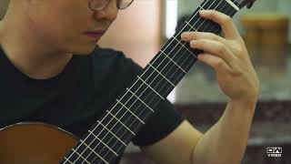 Passacaille from Suite 7  GF Händel guitar by Hojung Kim 헨델 파사칼리아 김호정 클래식기타 [upl. by Notnert]