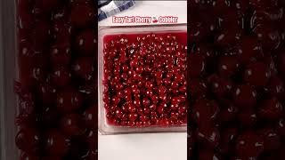 EASY TART CHERRY COBBLER  LINK IN DESCRIPTION cherry cakemix recipe shorts [upl. by Namreg504]