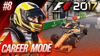 F1 2017 Career Mode Part 8 BIG PROBLEMS [upl. by Retsub]