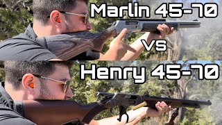 Marlin 4570 vs Henry 4570 [upl. by Yerag245]