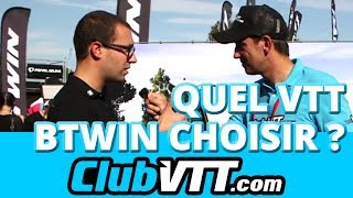 Quel vtt BTWIN choisir  Questions géométrie de cadre chez BTWIN  278 [upl. by Coben]