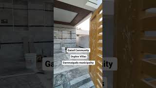 North face 3 bhk duplex house for sale in hyderabad ecil bandlaguda 147 sq yards 105 cr 40feet [upl. by Yhtir533]