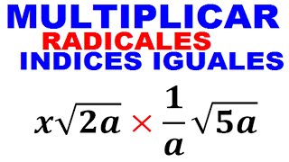 Multiplicación de Radicales con Fracciones [upl. by Medlin]