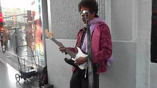 Jimi Hendrix Performs at Hollywood Boulevard [upl. by Yrrej]