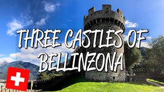 Three Castles of Bellinzona  UNESCO World Heritage Site [upl. by Lekar549]