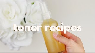 4 DIY ACV Toners  How To Use Apple Cider Vinegar for Face [upl. by Mit]