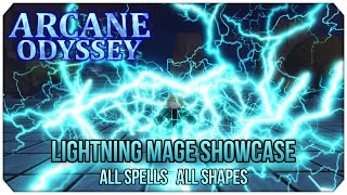 Arcane Odyssey  Lightning Mage Showcase [upl. by Saravat]