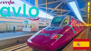 7 EUROS ONLY Renfe AVLO Review Madrid  Valencia [upl. by Gundry]