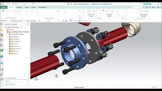 Siemens NX 10 Assembly Sequence [upl. by Stew968]