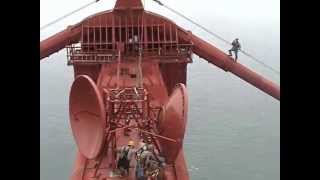 Helicopter Lift Golden Gate Bridge [upl. by Spiegelman]