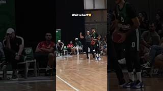 Marius Grigonis Amazing Buzzer Beater from the half court vs Efes Anadolu paoatmosphere paobc [upl. by Ardni702]