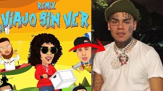 VIAJO SIN VER Remix de JON Z ¿Porque No salió 6IX9INE [upl. by Arehc]