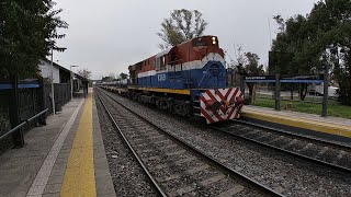 Tren cargas NCA quotBobineroquot Alco 8269 al bocinazo por Estacion Pacheco 📣 [upl. by Eilama912]