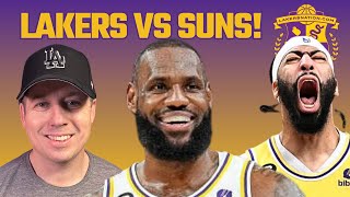 Lakers vs Suns LeBron And Anthony Davis Are Back What Were Watching For [upl. by Winona]