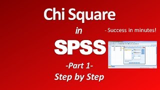 Chi Square Test in SPSS Part 1 [upl. by Martguerita]