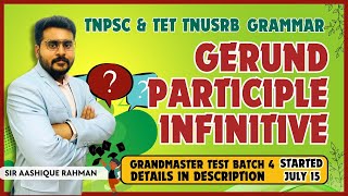 GERUND PARTICIPLE INFINITIVES GRAMMAR  GENERAL ENGLISH  100  SUCCESS [upl. by Granoff725]