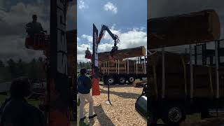 Loggers Expo 2024  8500 Log Loader Live Demo [upl. by Rube]