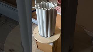 How to make your own fluted accent table diy diyprojects furnituredesign [upl. by Osnofla]